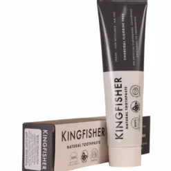 Kingfisher Vegansk Aktiv Kul Tandpasta Uden Fluor (100 ml)