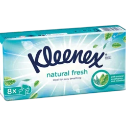 Kleenex Natural Fresh Box (8x9 stk)