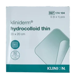Kliniderm Hydrocolloidbandage - Tynd - 20x20 cm (5 stk)