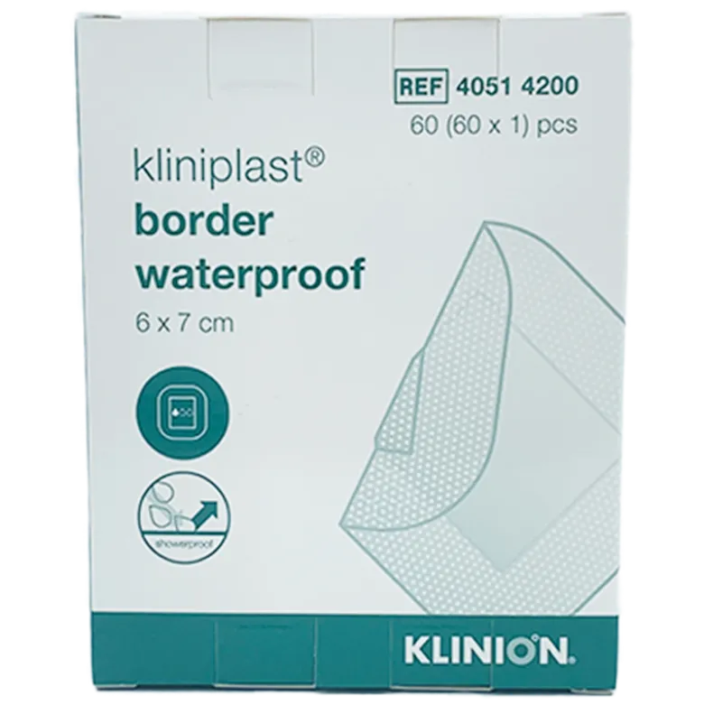 Kliniderm Væsketæt plaster 6x7 cm (60 stk)