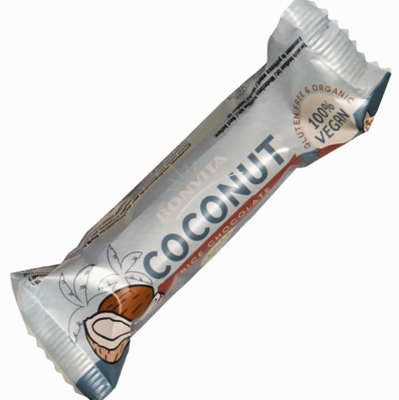 Kokosbar m. rismælk chokoladeovertræk Ø (40 gr)