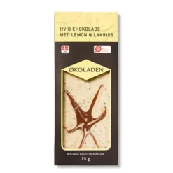 Økoladen Chokolade Hvid Lemon/lakrids Ø (75 g)