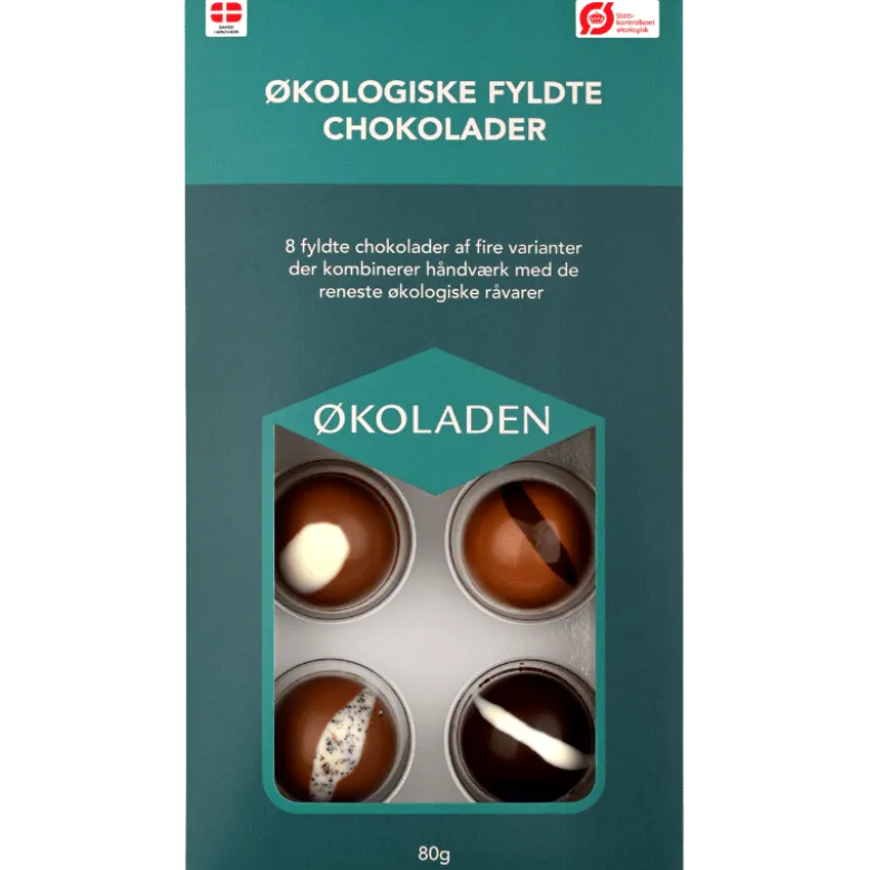 Økoladen Fyldte Chokolader Ø (80 g)