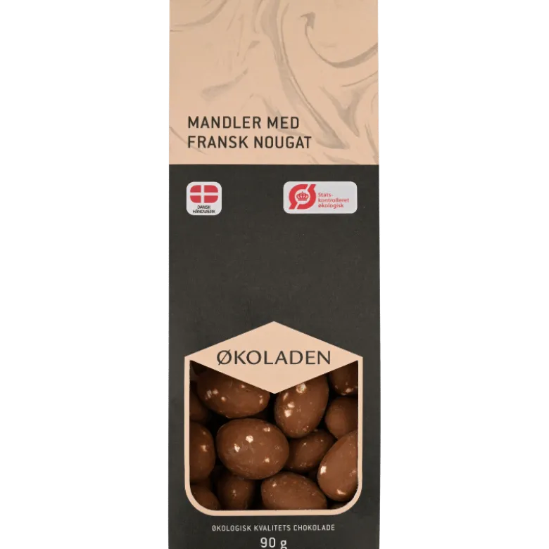 Økoladen Mandler M. Fransk Nougat Ø (90 g)