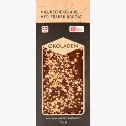 Økoladen Mælkechokolade M. Fransk Nougat Ø (75 g)