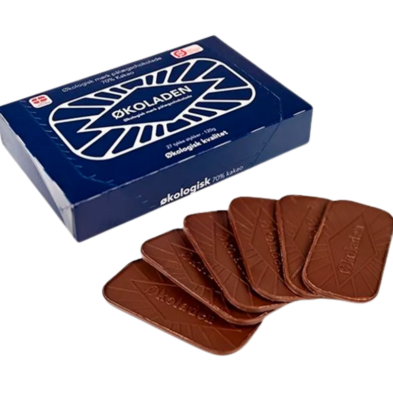 Økoladen Mørk Pålægschokolade 70% Ø (120 g)