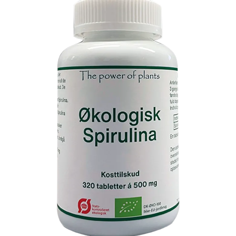 Økolgisk Spirulina Ø (320 tabletter)