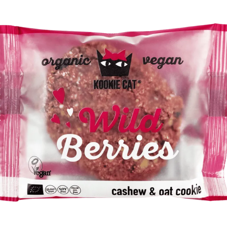 Kookie Cat Vilde Bær Cookie Ø (50 g)