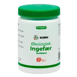 Kurm Økologisk Ingefær (60 kap)