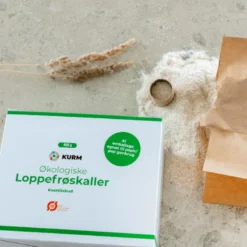 Kurm Økologisk Loppefrøskaller (450 g)