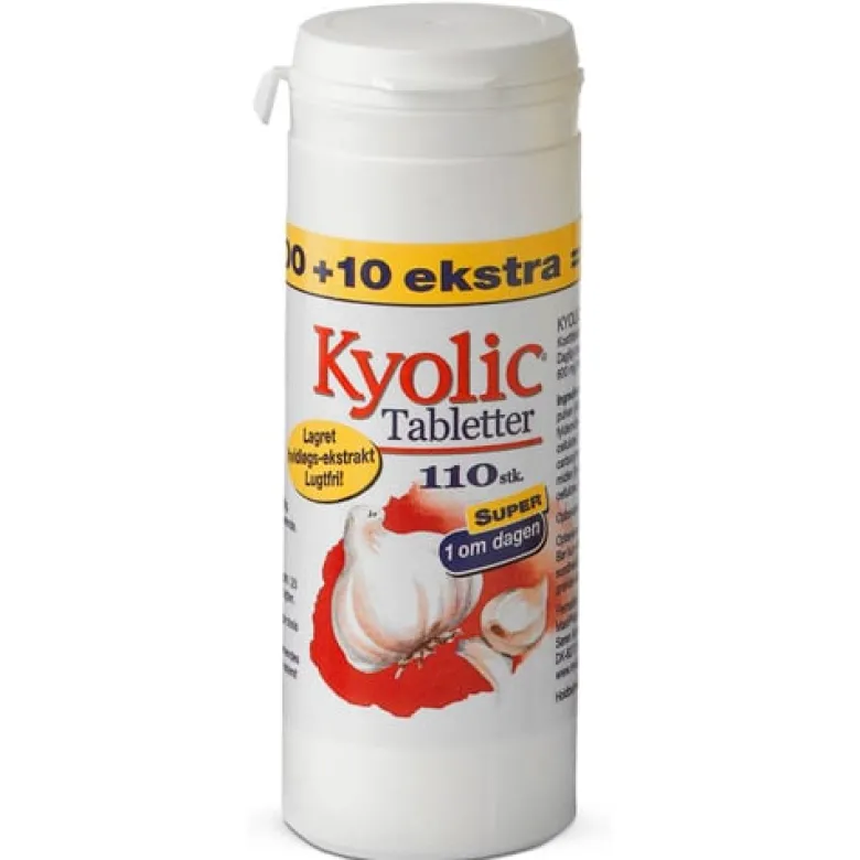 Kyolic hvidløg - 1 om dagen (100 10 tabl.)