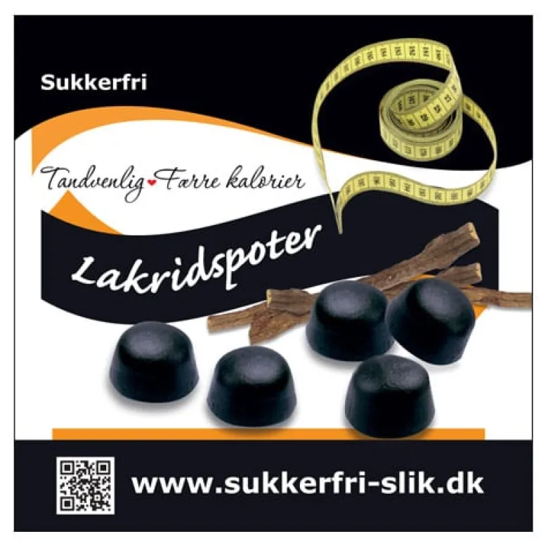 Lakridspoter Søde (90 gr)