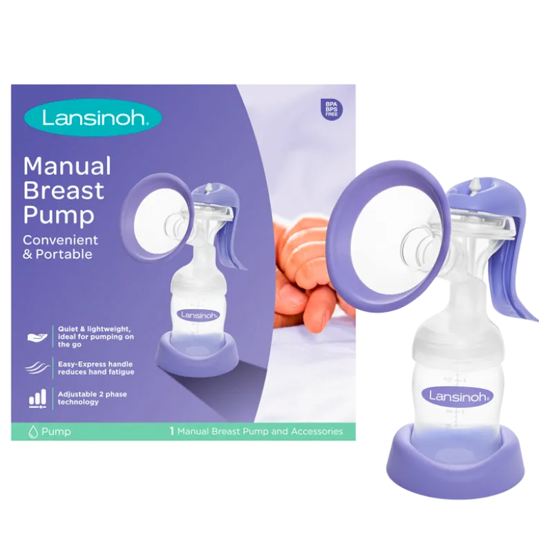 Lansinoh Manuel Brystpumpe (1 stk)
