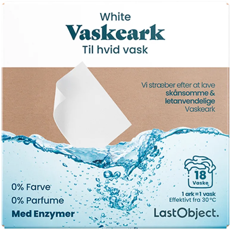 LastObject Vaskeark White (18 stk)