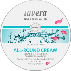 Lavera Basis All-Round Creme med Mandelolie og Sheasmør (150 ml)