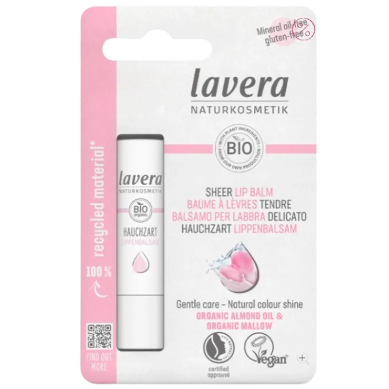 Lavera Læbepomade Pearly Pink, Sheer (4,5 g)