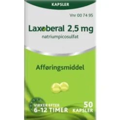 Laxoberal Kapsler 2,5 mg (50 stk)