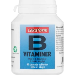 Lekaform B-Vitaminer (80 tabl)