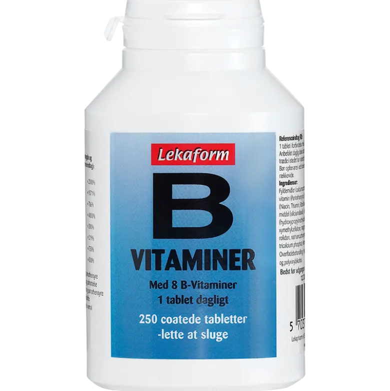 Lekaform B-Vitaminer (250 tabl)