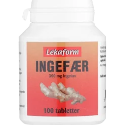 Lekaform Ingefær (100 tabl)