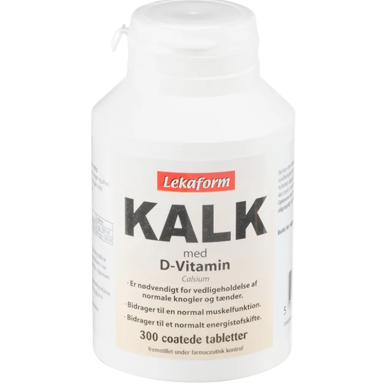 Lekaform Kalk med D-vitamin (300 tabletter)