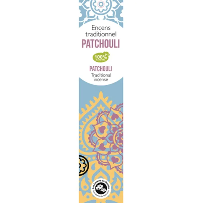 Les Encens du Monde Patchuli Indisk Røgelse Ø (20 stk)