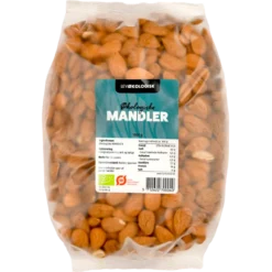 Lev Økologisk Mandler (1 kg)