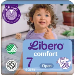 Libero Åben Ble Str. 7, 16-26 kg (28 stk)