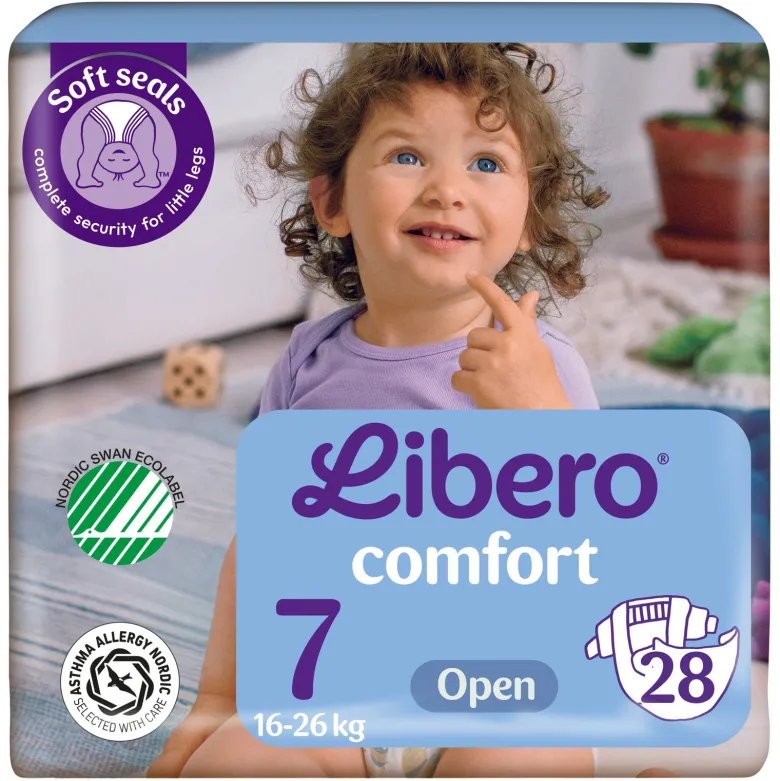 Libero Åben Ble Str. 7, 16-26 kg (28 stk)
