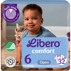 Libero Åben Ble Str. 6, 13-20 kg (32 stk)