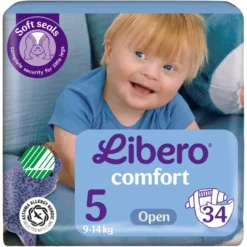 Libero Åben Ble Str. 5, 9-14 kg (34 stk)