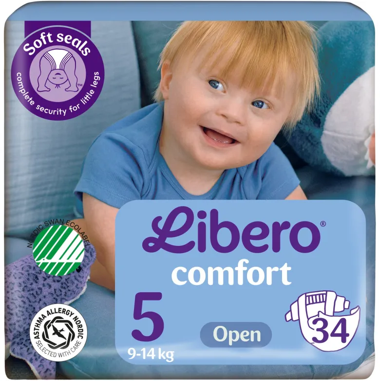 Libero Åben Ble Str. 5, 9-14 kg (34 stk)