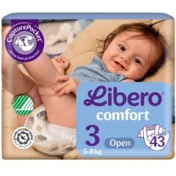 Libero Åben Ble Str. 3, 5-8 kg (43 stk)