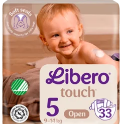 Libero Touch Ble Str. 5 9-14 Kg (33 stk)