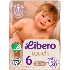 Libero Touch Ble Str. 6 13-20 Kg (30 stk)