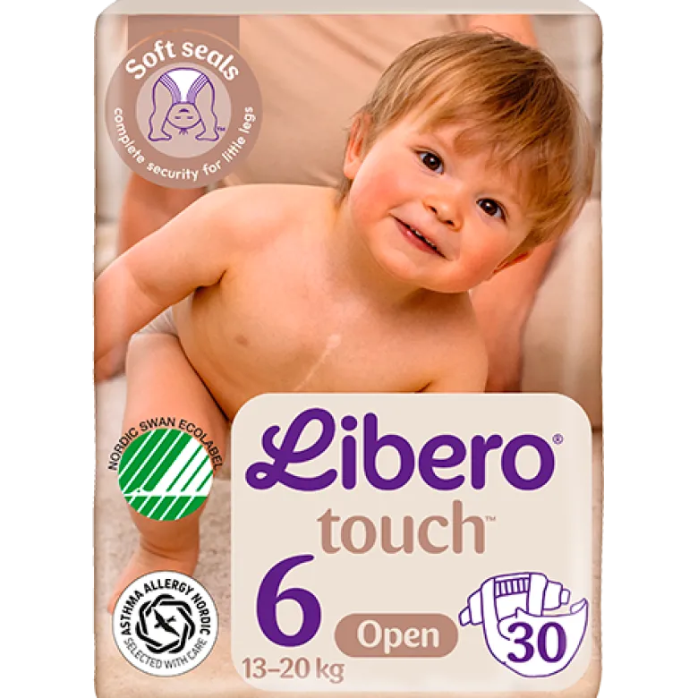 Libero Touch Ble Str. 6 13-20 Kg (30 stk)