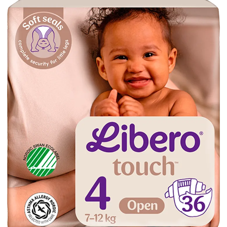 Libero Touch Ble Str. 4 7-12 Kg (36 stk)