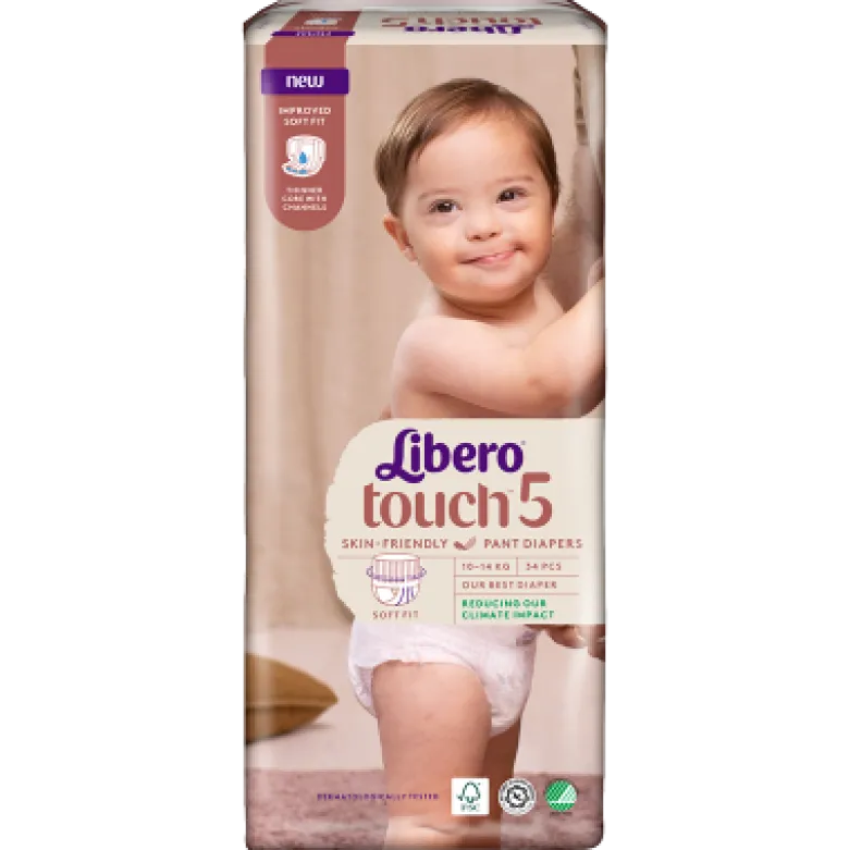 Libero Touch Pant Ble Str. 5 (4 x 27 stk)