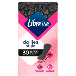 Libresse Trusseindlæg Black Liner (30 stk)
