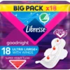 Libresse Ultra Night Wing Duo (18 stk)