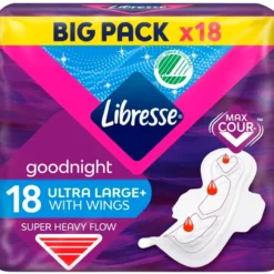 Libresse Ultra Night Wing Duo (18 stk)
