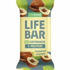 Lifefood Lifebar Havrebar Protein Hazelnut Crunch Ø (40 g)