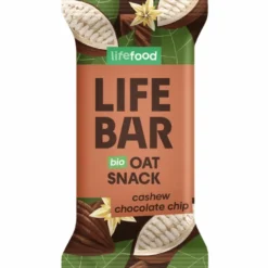 Lifefood Lifebar Havre Snack Cashew/Chocolate Chip Ø (40 g)