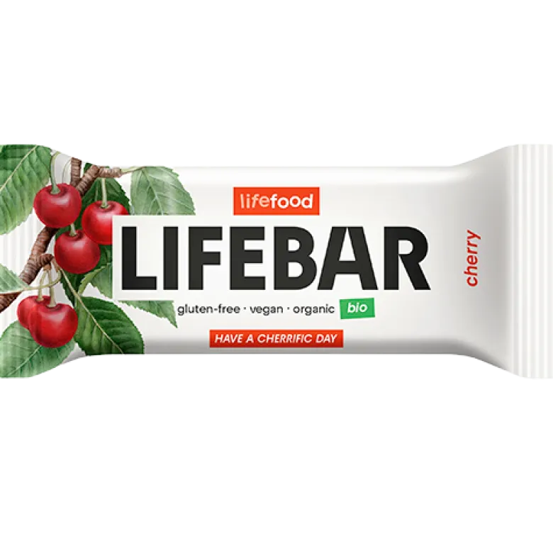 Lifefood LifeBar Kirsebær RAW Ø (40 g)