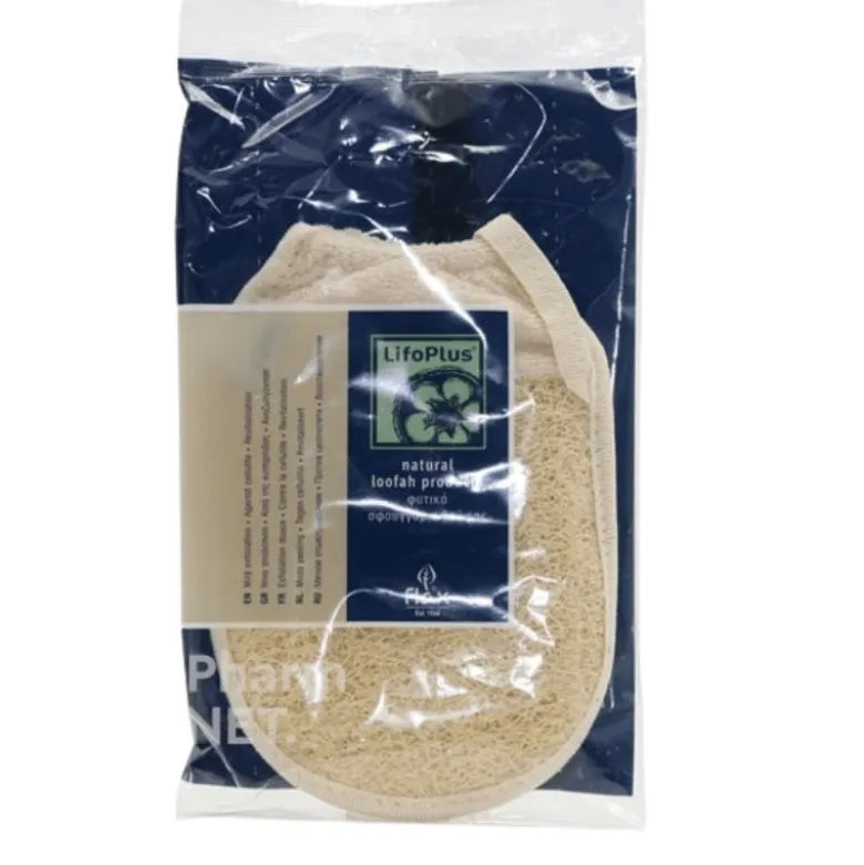 LifoPlus Natural Loofah Sponge (1 stk)