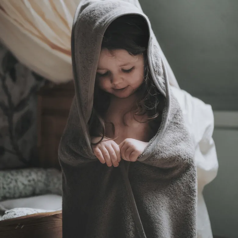 Lille Kanin Hooded Towel 100x100 Terry Atmosphere (1 stk)