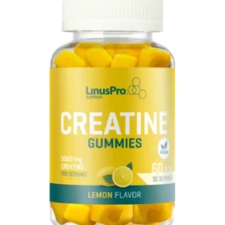 LinusPro Creatine Gummies Lemon (60 stk)