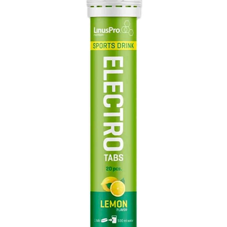 LinusPro Elektrolyt Tabs Lemon (20 tabl)