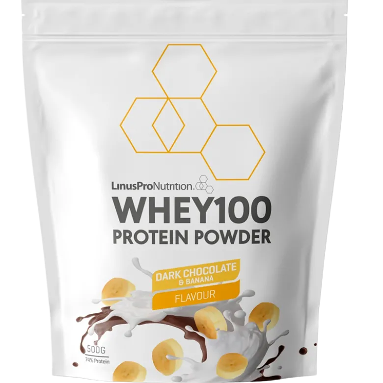 LinusPro Whey100 Banan & Chokolade (500 g)