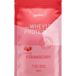 LinusPro Whey100 Jordbær (400 g)